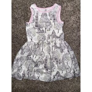 Cath Kids Girls London Dress 1-2 Years Kids‎ Casual Gray/Pink Outfit Excellent